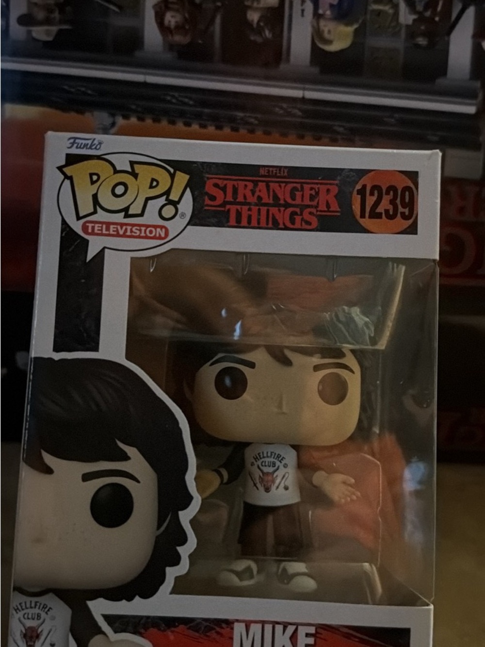 Funko Pop! Stranger Things Mike - White, Brown & Black